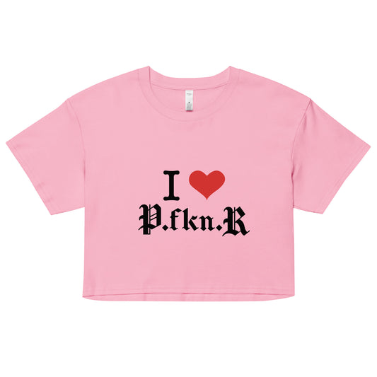 I ❤️ PfknR crop top